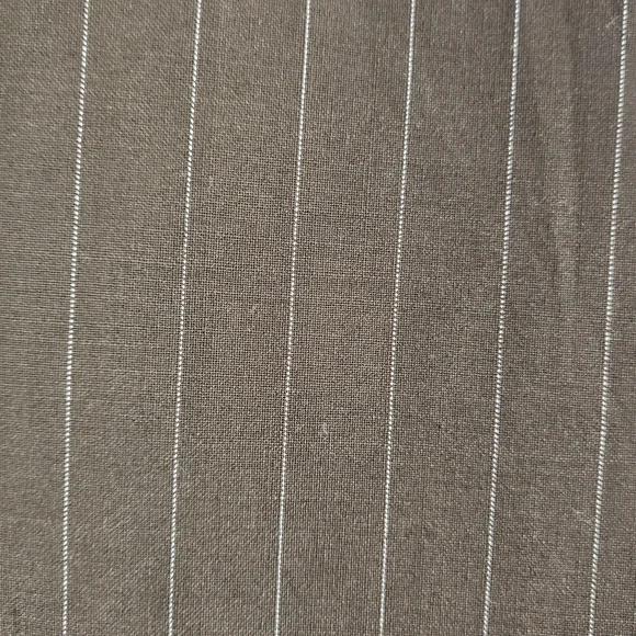 NWOT Talbots brown pinstripe Heritage wool blend trousers pants Womens 12 - Picture 8 of 9